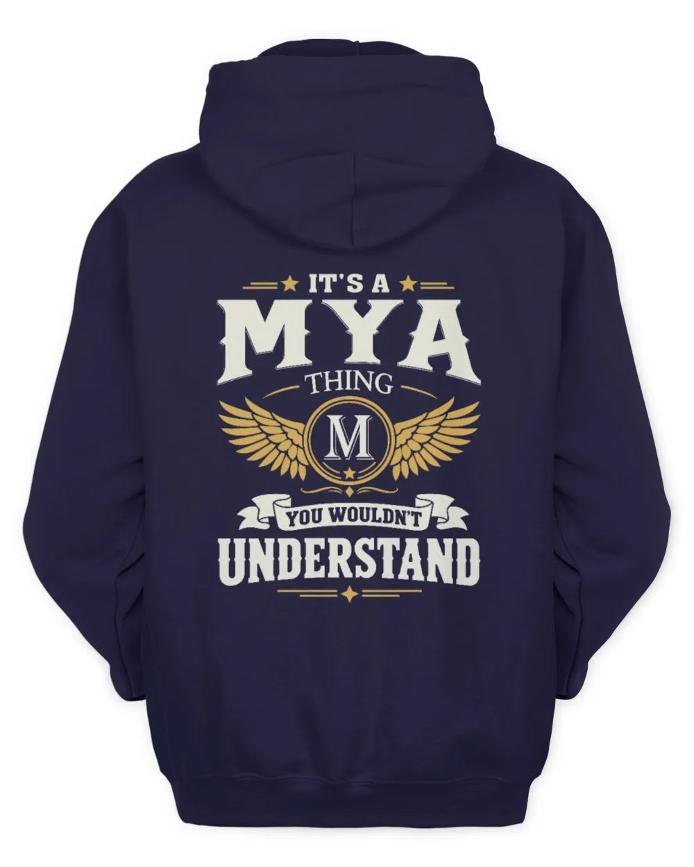 MYA KT06-M008 It’s a [NAME] Thing – You Wouldn’t Understand | Personalized Vintage T-Shirt - Unisex Hoodie - Navy