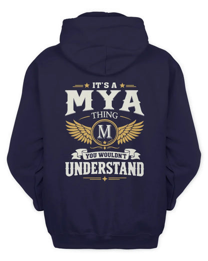MYA KT06-M008 It’s a [NAME] Thing – You Wouldn’t Understand | Personalized Vintage T-Shirt - Unisex Hoodie - Navy