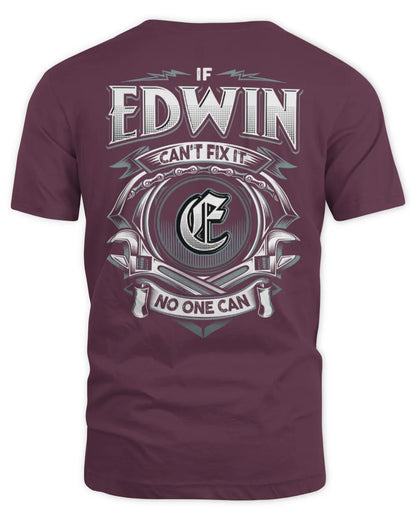 EDWIN AP81-K4-626 - Personalized Ahmed Quote Apparel “If Ahmed Can't Fix It, No One Can” - Unisex Standard T-Shirt - Maroon