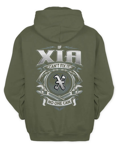 XIA AP81-K4-626 - Personalized Ahmed Quote Apparel “If Ahmed Can't Fix It, No One Can” - Unisex Hoodie - Military Green