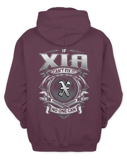 XIA AP81-K4-626 - Personalized Ahmed Quote Apparel “If Ahmed Can't Fix It, No One Can” - Unisex Hoodie - Maroon