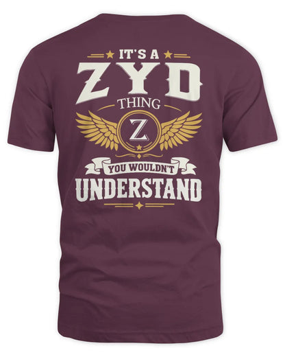 ZYD KT06-M008 It’s a [NAME] Thing – You Wouldn’t Understand | Personalized Vintage T-Shirt - Unisex Standard T-Shirt - Maroon