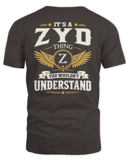 ZYD KT06-M008 It’s a [NAME] Thing – You Wouldn’t Understand | Personalized Vintage T-Shirt - Unisex Standard T-Shirt - Dark Chocolate