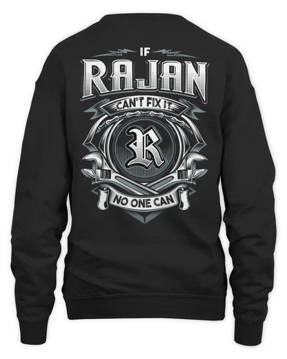 RAJAN AP81-K4-626 - Personalized Ahmed Quote Apparel “If Ahmed Can't Fix It, No One Can” - Unisex Sweatshirt - Black