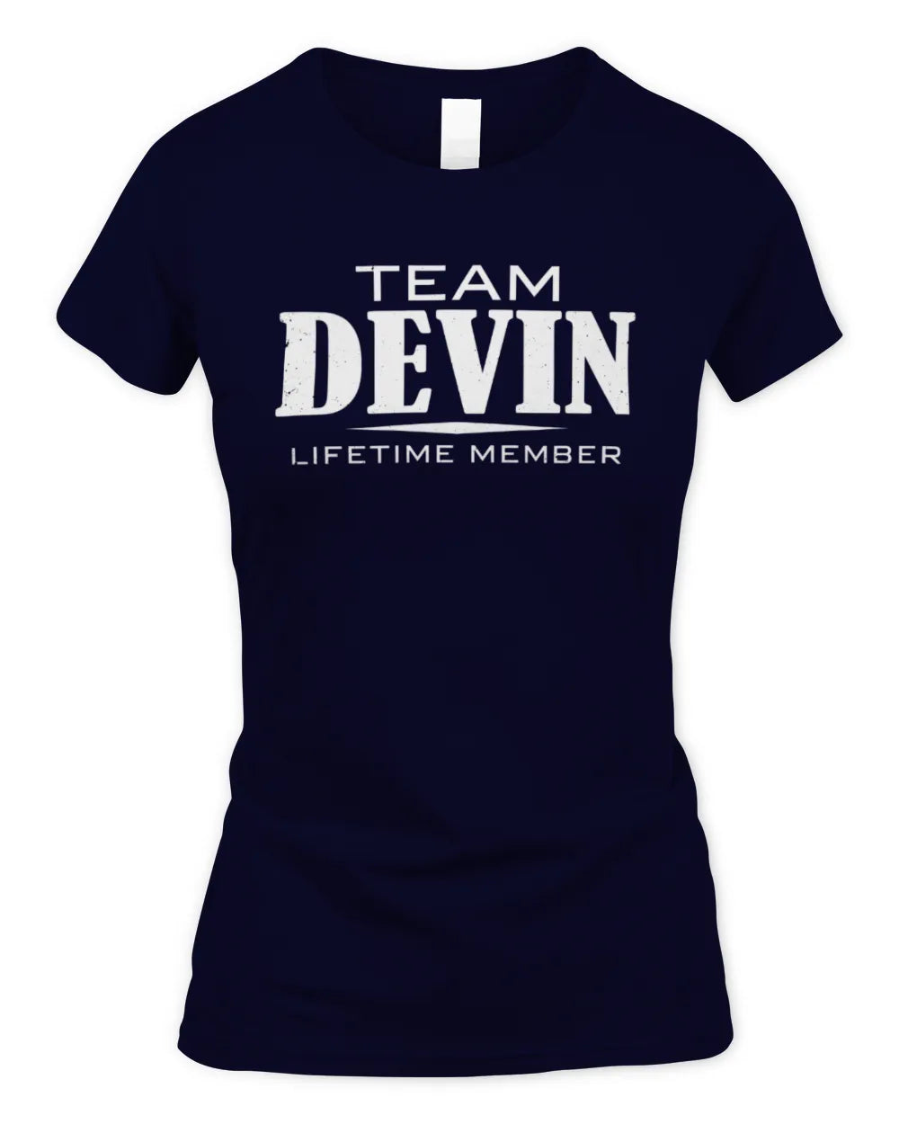 DEVIN BL62-K4-128 - Personalized “Team AARON Lifetime Member” - Women's Standard T-Shirt - Navy