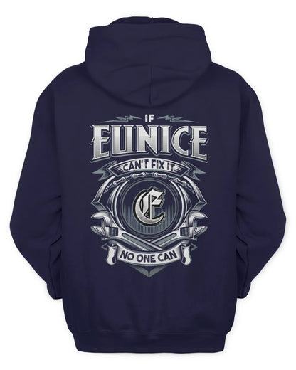 EUNICE AP81-K4-626 - Personalized Ahmed Quote Apparel “If Ahmed Can't Fix It, No One Can” - Unisex Hoodie - Navy