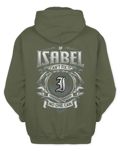 ISABEL AP81-K4-626 - Personalized Ahmed Quote Apparel “If Ahmed Can't Fix It, No One Can” - Unisex Hoodie - Military Green