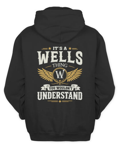 WELLS KT06-M008 It’s a [NAME] Thing – You Wouldn’t Understand | Personalized Vintage T-Shirt - Unisex Hoodie - Black