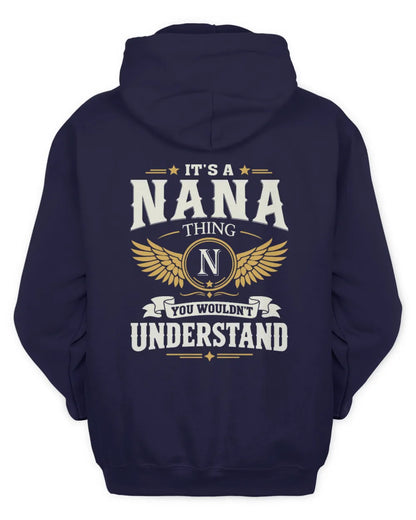 NANA KT06-M008 It’s a [NAME] Thing – You Wouldn’t Understand | Personalized Vintage T-Shirt - Unisex Hoodie - Navy