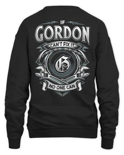 GORDON AP81-K4-626 - Personalized Ahmed Quote Apparel “If Ahmed Can't Fix It, No One Can” - Unisex Sweatshirt - Black