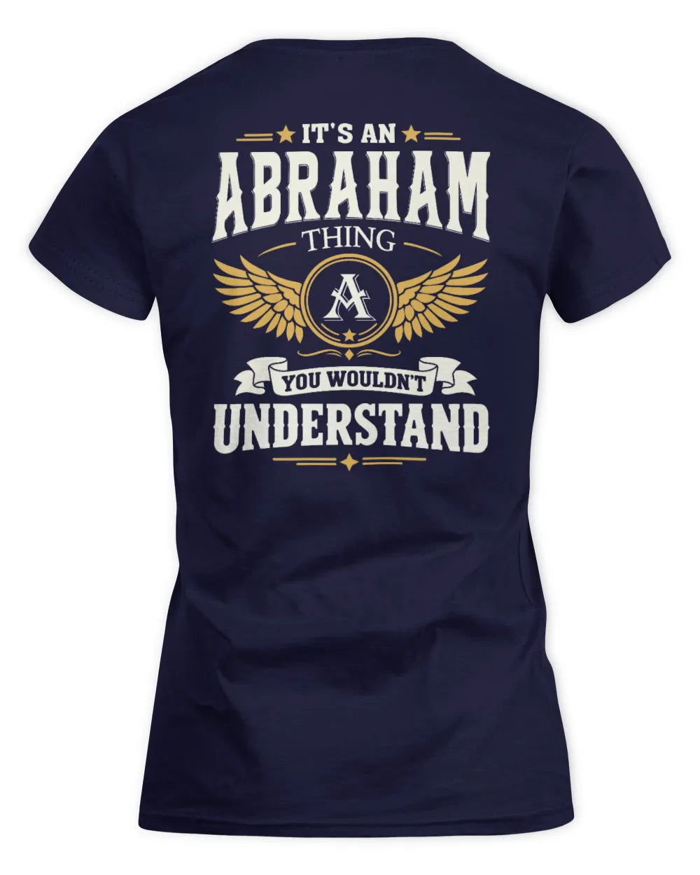 ABRAHAM KT06-M008 It’s a [NAME] Thing – You Wouldn’t Understand | Personalized Vintage T-Shirt - Women's Standard T-Shirt - Navy