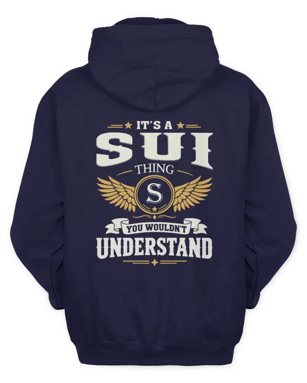 SUI KT06-M008 It’s a [NAME] Thing – You Wouldn’t Understand | Personalized Vintage T-Shirt - Unisex Hoodie - Navy