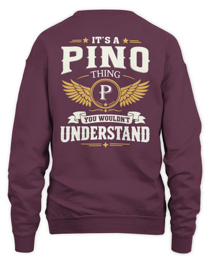 PINO KT06-M008 It’s a [NAME] Thing – You Wouldn’t Understand | Personalized Vintage T-Shirt - Unisex Sweatshirt - Maroon