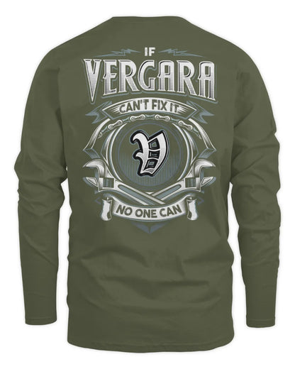 VERGARA AP81-K4-626 - Personalized Ahmed Quote Apparel “If Ahmed Can't Fix It, No One Can” - Men's Long Sleeved T-Shirt - Military Green