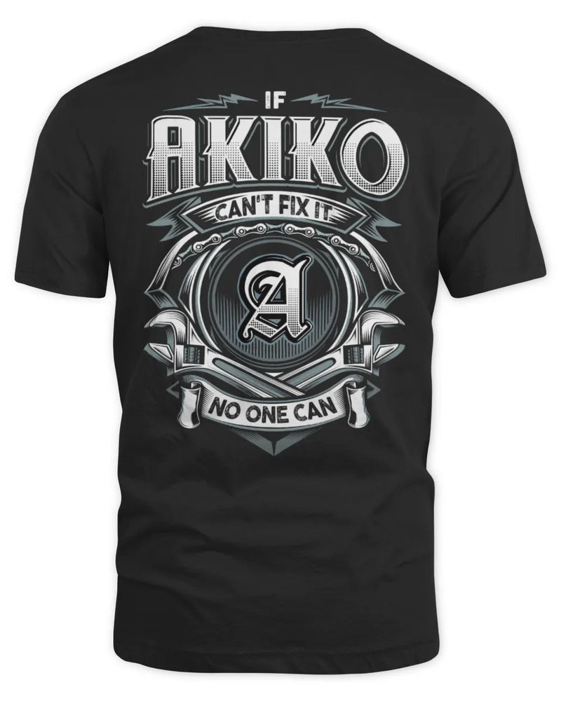 AKIKO AP81-K4-626 - Personalized Ahmed Quote Apparel “If Ahmed Can't Fix It, No One Can” - Unisex Standard T-Shirt - Black