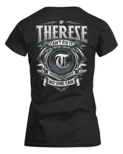 THERESE AP81-K4-626 - Personalized Ahmed Quote Apparel “If Ahmed Can't Fix It, No One Can” - Women's Standard T-Shirt - Black