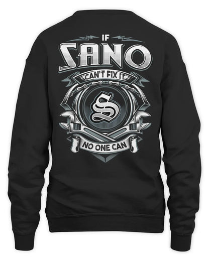 SANO AP81-K4-626 - Personalized Ahmed Quote Apparel “If Ahmed Can't Fix It, No One Can” - Unisex Sweatshirt - Black