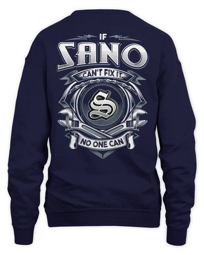 SANO AP81-K4-626 - Personalized Ahmed Quote Apparel “If Ahmed Can't Fix It, No One Can” - Unisex Sweatshirt - Navy