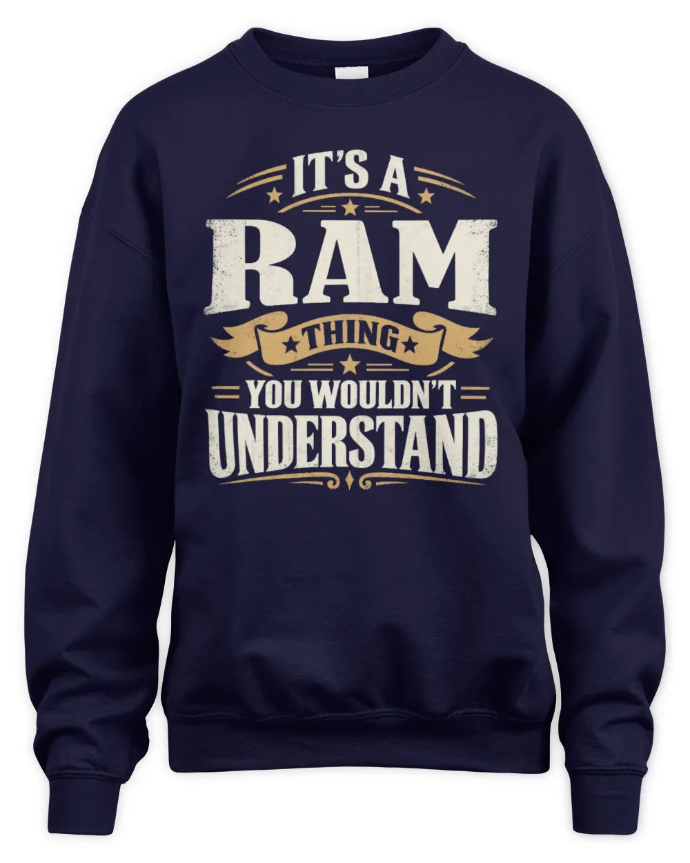 RAM P08 TH51 - Personalized “It’s a/an [NAME] Thing – You Wouldn’t Understand” Shirt - Unisex Sweatshirt - Navy