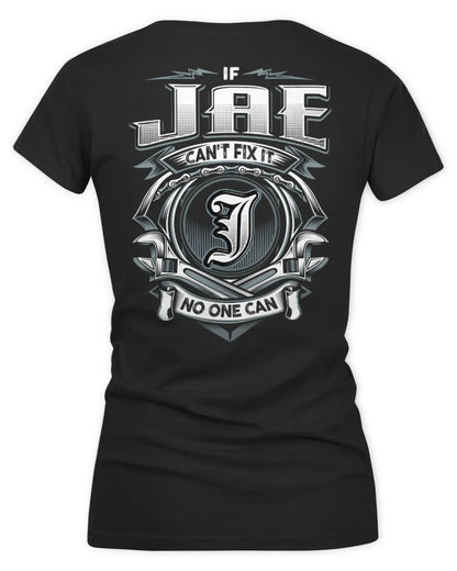 JAE AP81-K4-626 - Personalized Ahmed Quote Apparel “If Ahmed Can't Fix It, No One Can” - Women's V-Neck T-Shirt - Black