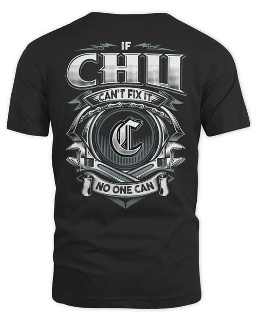 CHU AP81-K4-626 - Personalized Ahmed Quote Apparel “If Ahmed Can't Fix It, No One Can” - Unisex Standard T-Shirt - Black