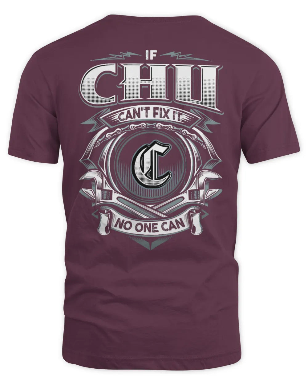 CHU AP81-K4-626 - Personalized Ahmed Quote Apparel “If Ahmed Can't Fix It, No One Can” - Unisex Standard T-Shirt - Maroon