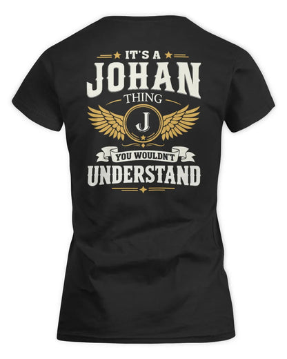 JOHAN KT06-M008 It’s a [NAME] Thing – You Wouldn’t Understand | Personalized Vintage T-Shirt - Women's Standard T-Shirt - Black