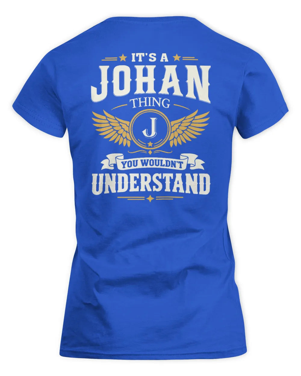 JOHAN KT06-M008 It’s a [NAME] Thing – You Wouldn’t Understand | Personalized Vintage T-Shirt - Women's Standard T-Shirt - Royal