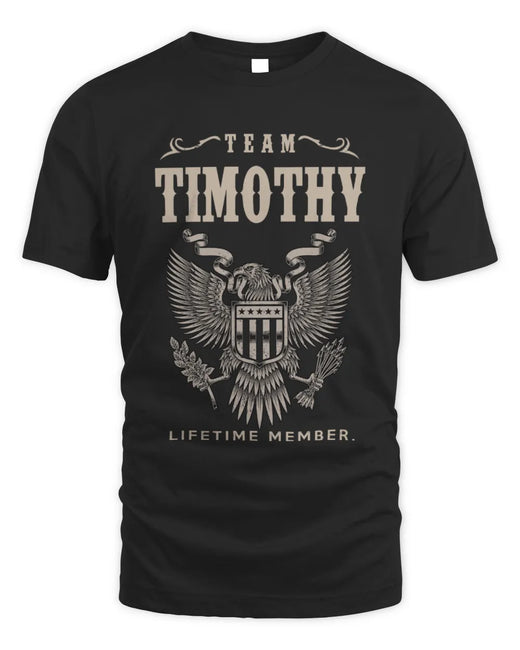 TIMOTHY TP06-K82 – Personalized Classic Style Apparel “Team NAME Lifetime Member”