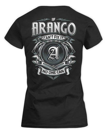 ARANGO AP81-K4-626 - Personalized Ahmed Quote Apparel “If Ahmed Can't Fix It, No One Can” - Women's Standard T-Shirt - Black