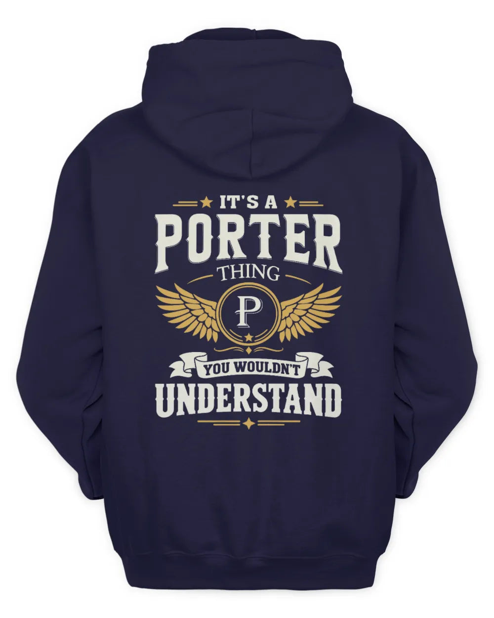 PORTER KT06-M008 It’s a [NAME] Thing – You Wouldn’t Understand | Personalized Vintage T-Shirt - Unisex Hoodie - Navy