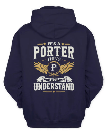PORTER KT06-M008 It’s a [NAME] Thing – You Wouldn’t Understand | Personalized Vintage T-Shirt - Unisex Hoodie - Navy