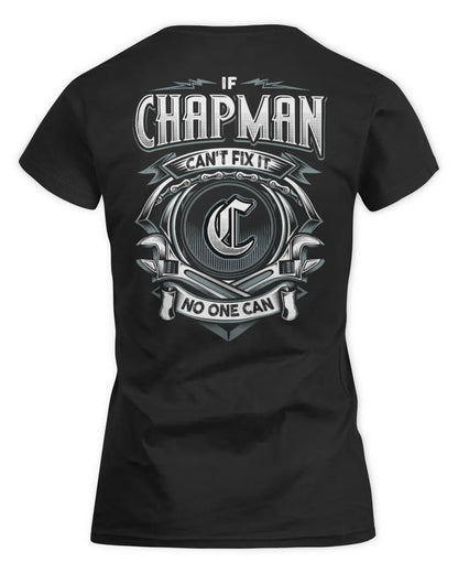 CHAPMAN AP81-K4-626 - Personalized Ahmed Quote Apparel “If Ahmed Can't Fix It, No One Can” - Women's Standard T-Shirt - Black