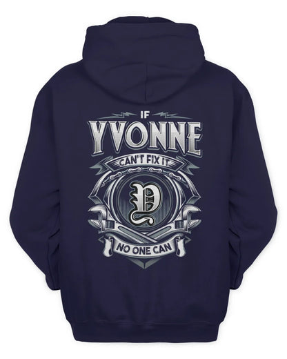 YVONNE AP81-K4-626 - Personalized Ahmed Quote Apparel “If Ahmed Can't Fix It, No One Can” - Unisex Hoodie - Navy