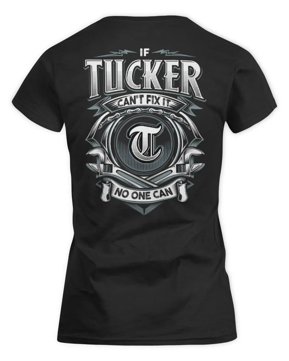 TUCKER AP81-K4-626 - Personalized Ahmed Quote Apparel “If Ahmed Can't Fix It, No One Can” - Women's Standard T-Shirt - Black