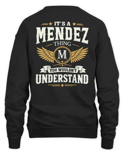 MENDEZ KT06-M008 It’s a [NAME] Thing – You Wouldn’t Understand | Personalized Vintage T-Shirt - Unisex Sweatshirt - Black
