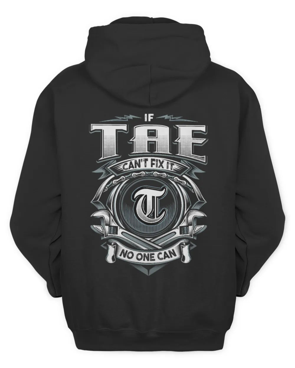 TAE AP81-K4-626 - Personalized Ahmed Quote Apparel “If Ahmed Can't Fix It, No One Can” - Unisex Hoodie - Black