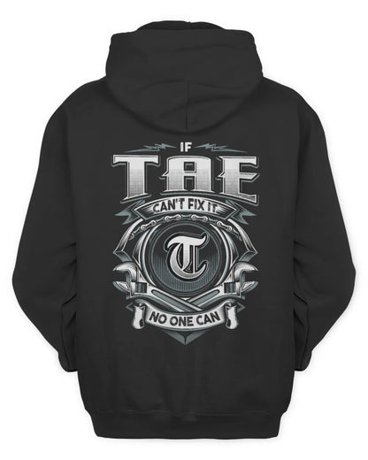TAE AP81-K4-626 - Personalized Ahmed Quote Apparel “If Ahmed Can't Fix It, No One Can” - Unisex Hoodie - Black