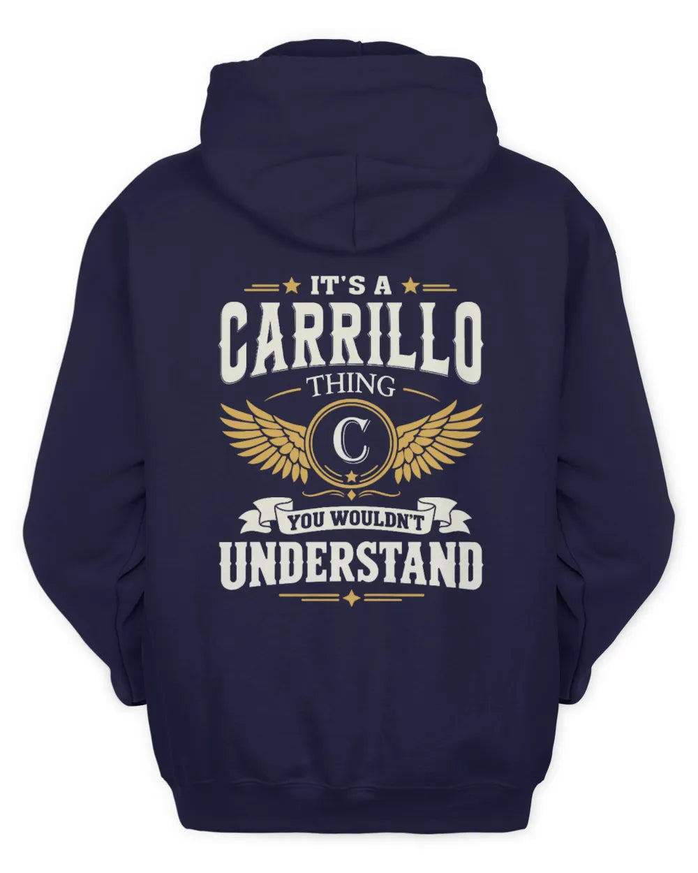 CARRILLO KT06-M008 It’s a [NAME] Thing – You Wouldn’t Understand | Personalized Vintage T-Shirt - Unisex Hoodie - Navy