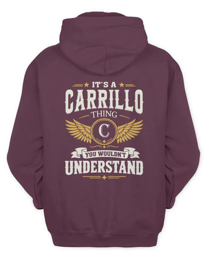 CARRILLO KT06-M008 It’s a [NAME] Thing – You Wouldn’t Understand | Personalized Vintage T-Shirt - Unisex Hoodie - Maroon