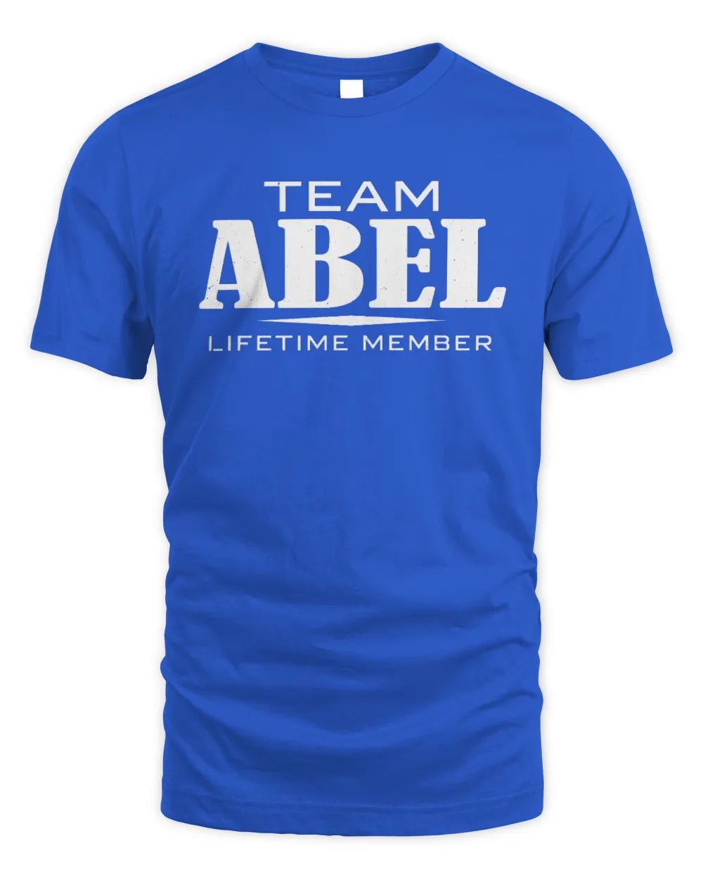 ABEL BL62-K4-128 - Personalized “Team NAME Lifetime Member” - Unisex Standard T-Shirt - Royal