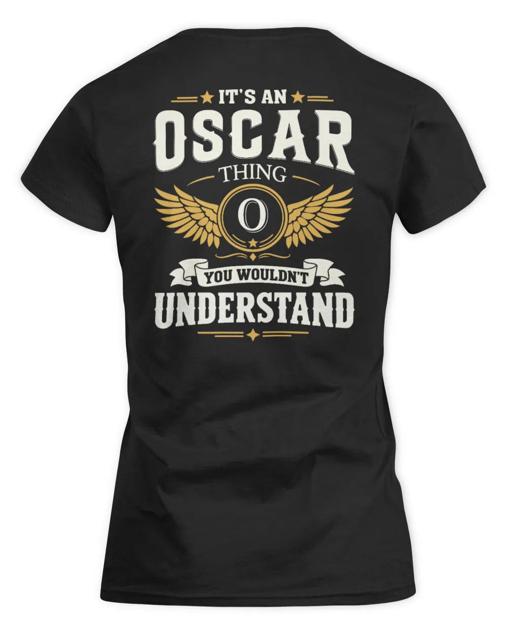 OSCAR KT06-M008 It’s a [NAME] Thing – You Wouldn’t Understand | Personalized Vintage T-Shirt - Women's Standard T-Shirt - Black