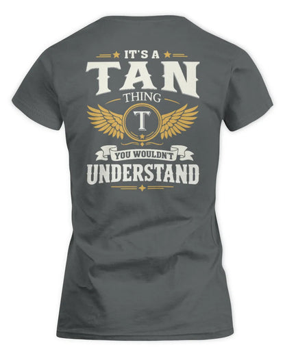 TAN KT06-M008 It’s a [NAME] Thing – You Wouldn’t Understand | Personalized Vintage T-Shirt - Women's Standard T-Shirt - Charcoal