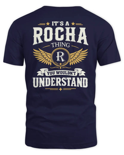 ROCHA KT06-M008 It’s a [NAME] Thing – You Wouldn’t Understand | Personalized Vintage T-Shirt - Unisex Standard T-Shirt - Navy