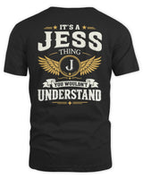 JESS KT06-M008 It’s a [NAME] Thing – You Wouldn’t Understand | Personalized Vintage T-Shirt - Unisex Standard T-Shirt - Black