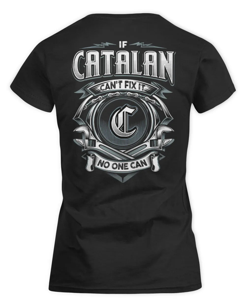 CATALAN AP81-K4-626 - Personalized Ahmed Quote Apparel “If Ahmed Can't Fix It, No One Can” - Women's Standard T-Shirt - Black
