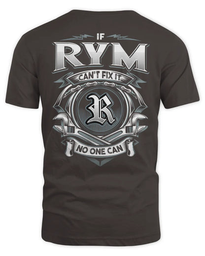 RYM AP81-K4-626 - Personalized Ahmed Quote Apparel “If Ahmed Can't Fix It, No One Can” - Unisex Standard T-Shirt - Dark Chocolate