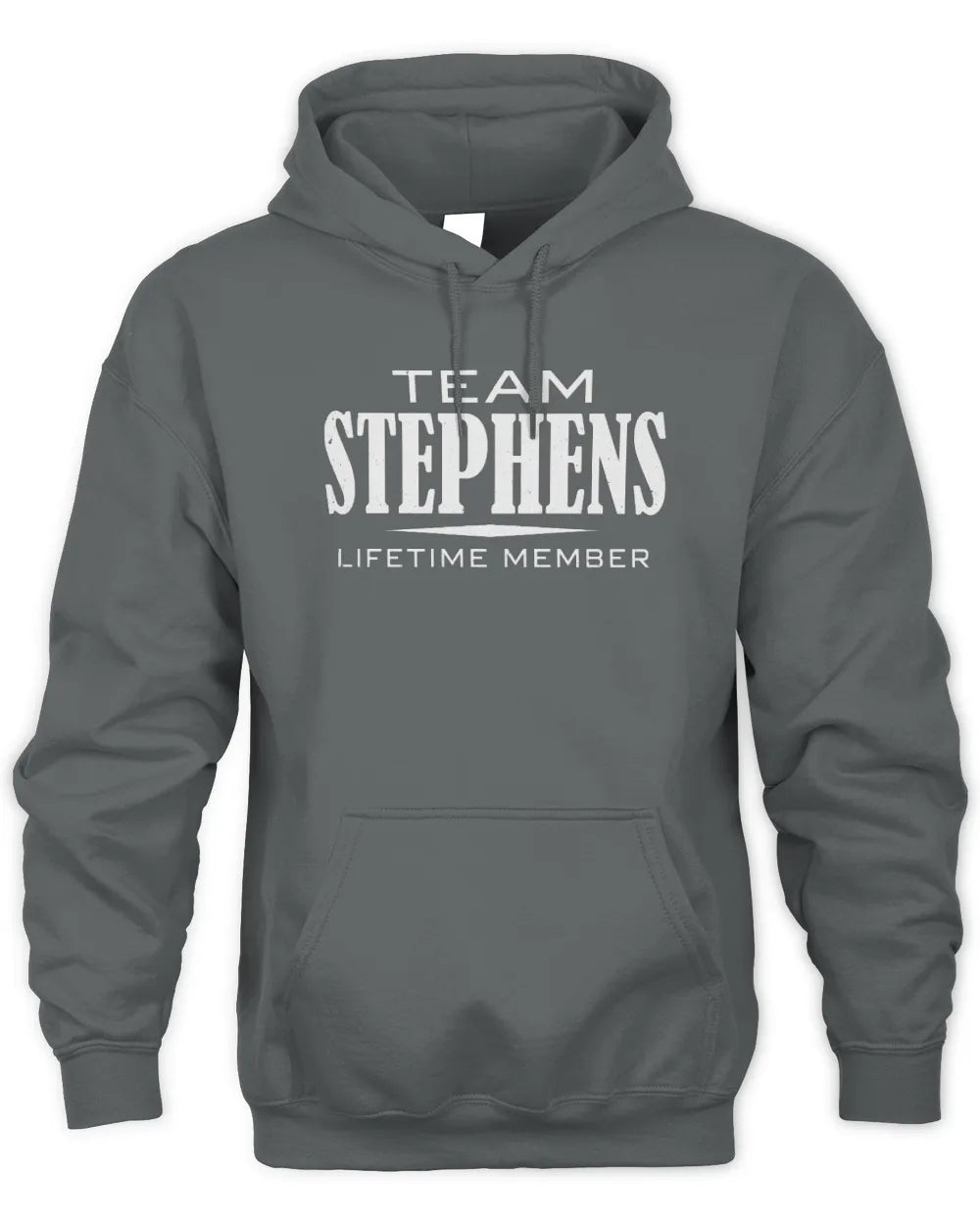 STEPHENS BL62-K4-128 - Personalized “Team NAME Lifetime Member” - Unisex Hoodie - Charcoal