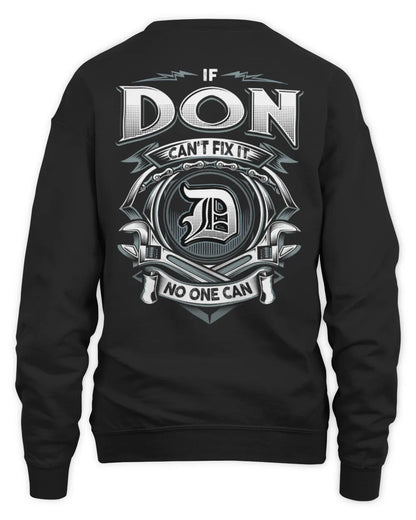 DON AP81-K4-626 - Personalized Ahmed Quote Apparel “If Ahmed Can't Fix It, No One Can” - Unisex Sweatshirt - Black