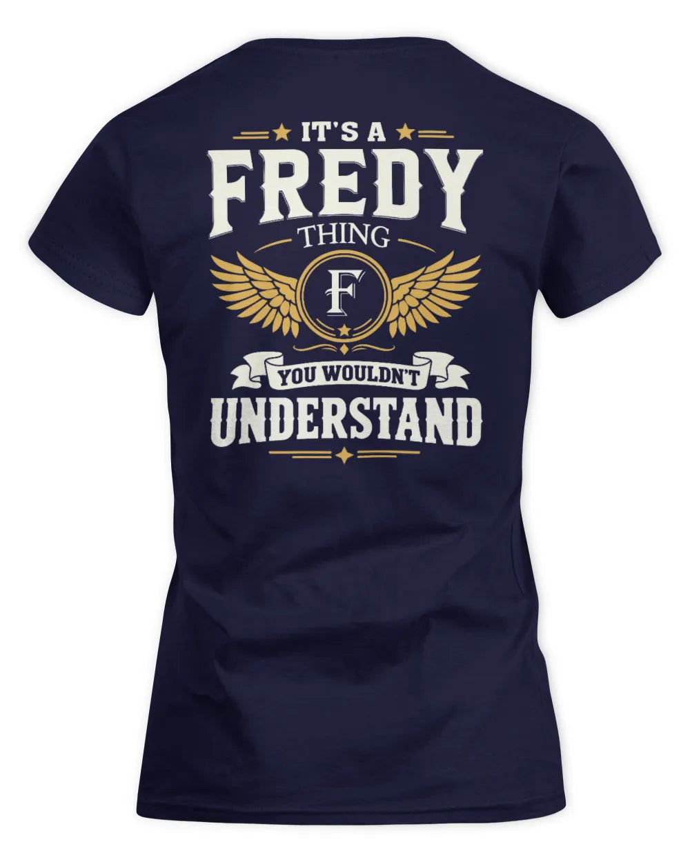 FREDY KT06-M008 It’s a [NAME] Thing – You Wouldn’t Understand | Personalized Vintage T-Shirt - Women's Standard T-Shirt - Navy